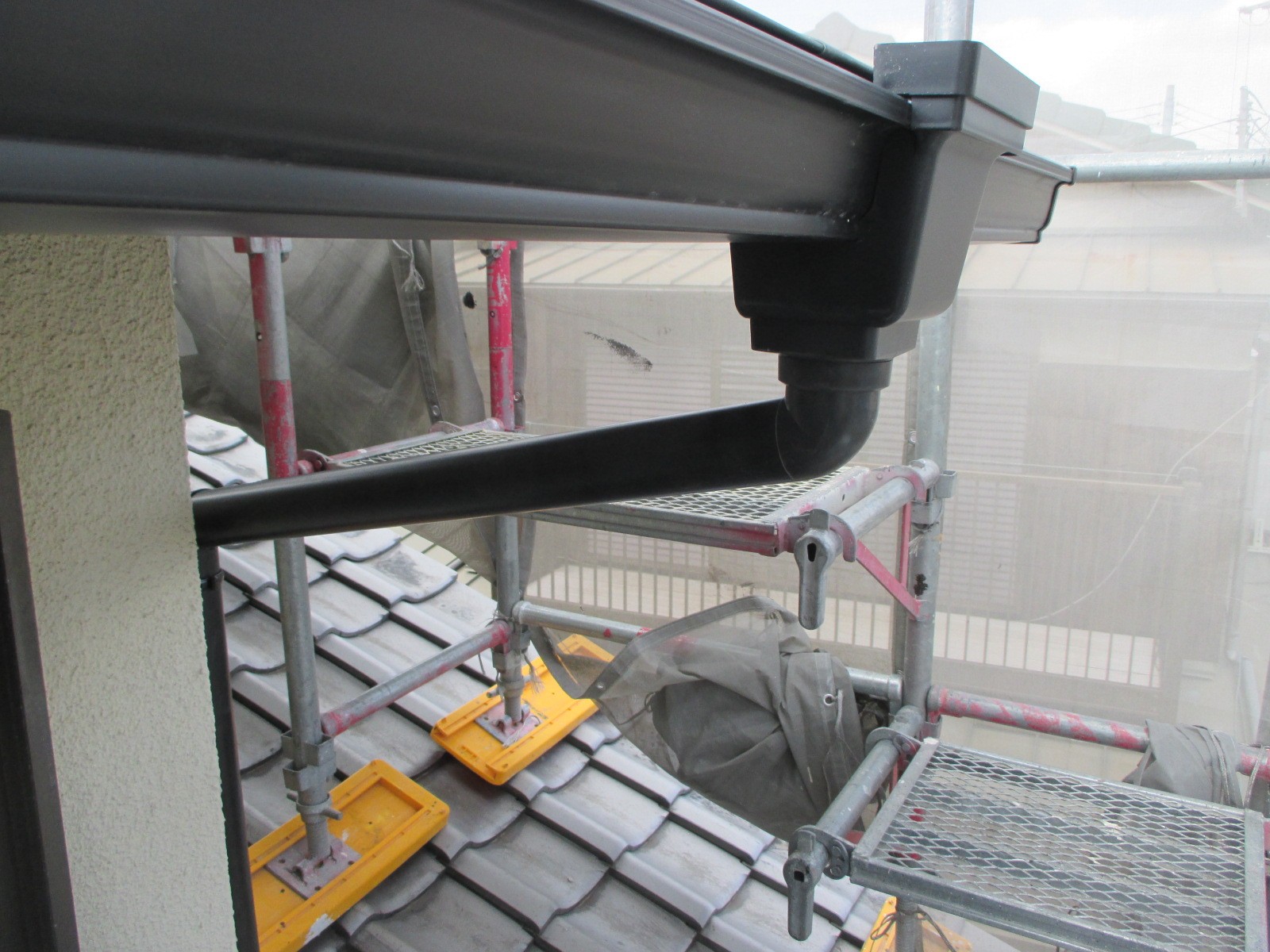 稲美町でパナソニック製の雨樋を新設